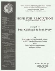 Hope for Resolution SATB choral sheet music cover Thumbnail